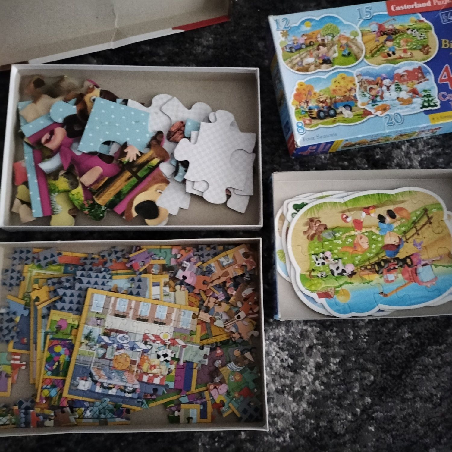 Puzzle 3-4 latka trzy opakowania