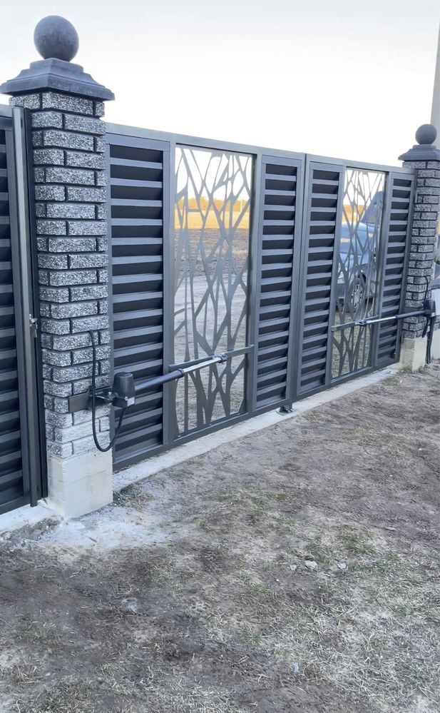 Будівництво заборів парканів ворота жалюзі ранчо ковані автоматика