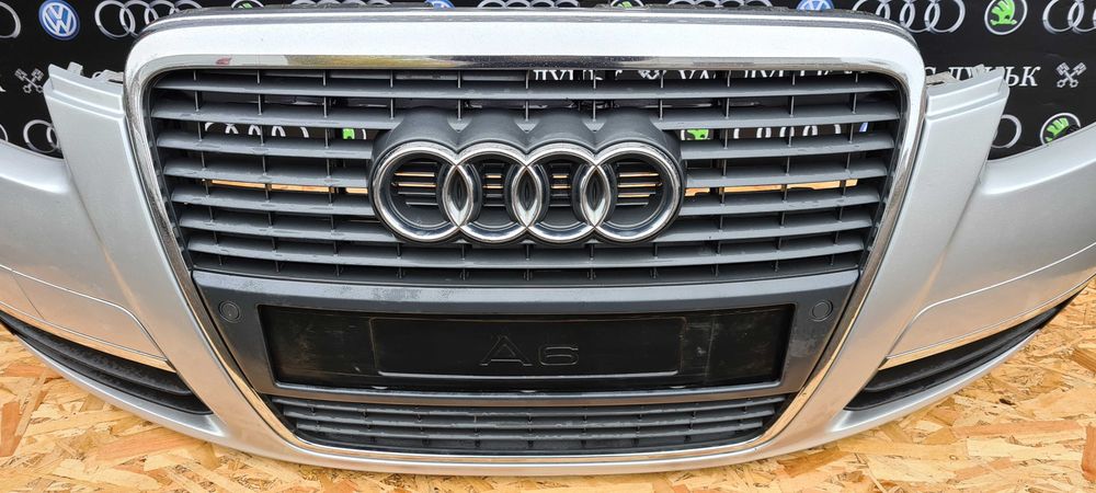 Бампер передній в зборі Audi A6 C6 доресталінг