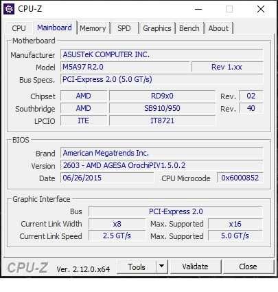 Asus m5a97 r.20+fx-8320+16gb ddr3