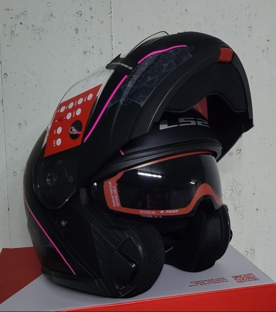 Capacete Modular Ls2 FF908 Strobe II Lux Matte Pink ( NOVOS )