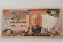 Nota de 100 Escudos de Angola, de 1972