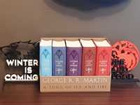 Paradores de livros para estante - game of thrones