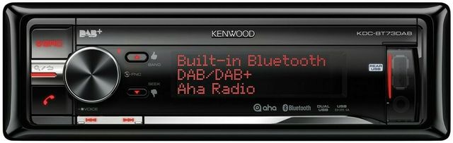Kenwood KDC-BT73DAB DSP DTA 3XRCA mic PILOT nowa antena DAB