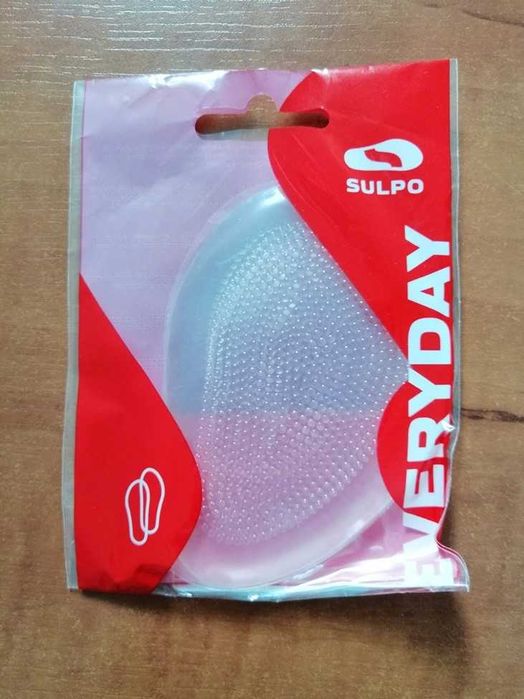 Pół wkładki żelowe do butów na obcasie. Zapobiegają zsuwaniu się stopy