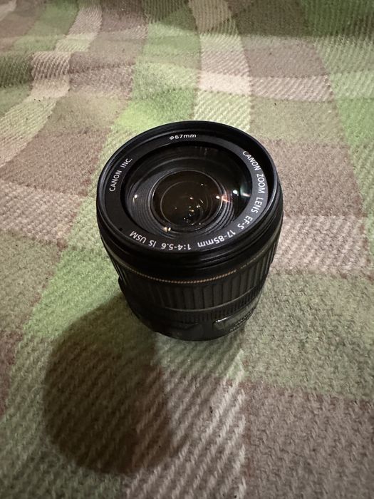 Обєктив Canon EF-S 17-85mm 1:4-5.6 Ultrasonic. Читайте опис