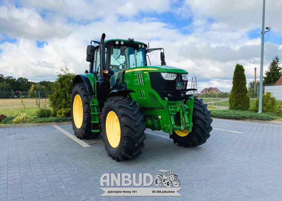 John Deere 6195 M Opony 100 % zaczepy