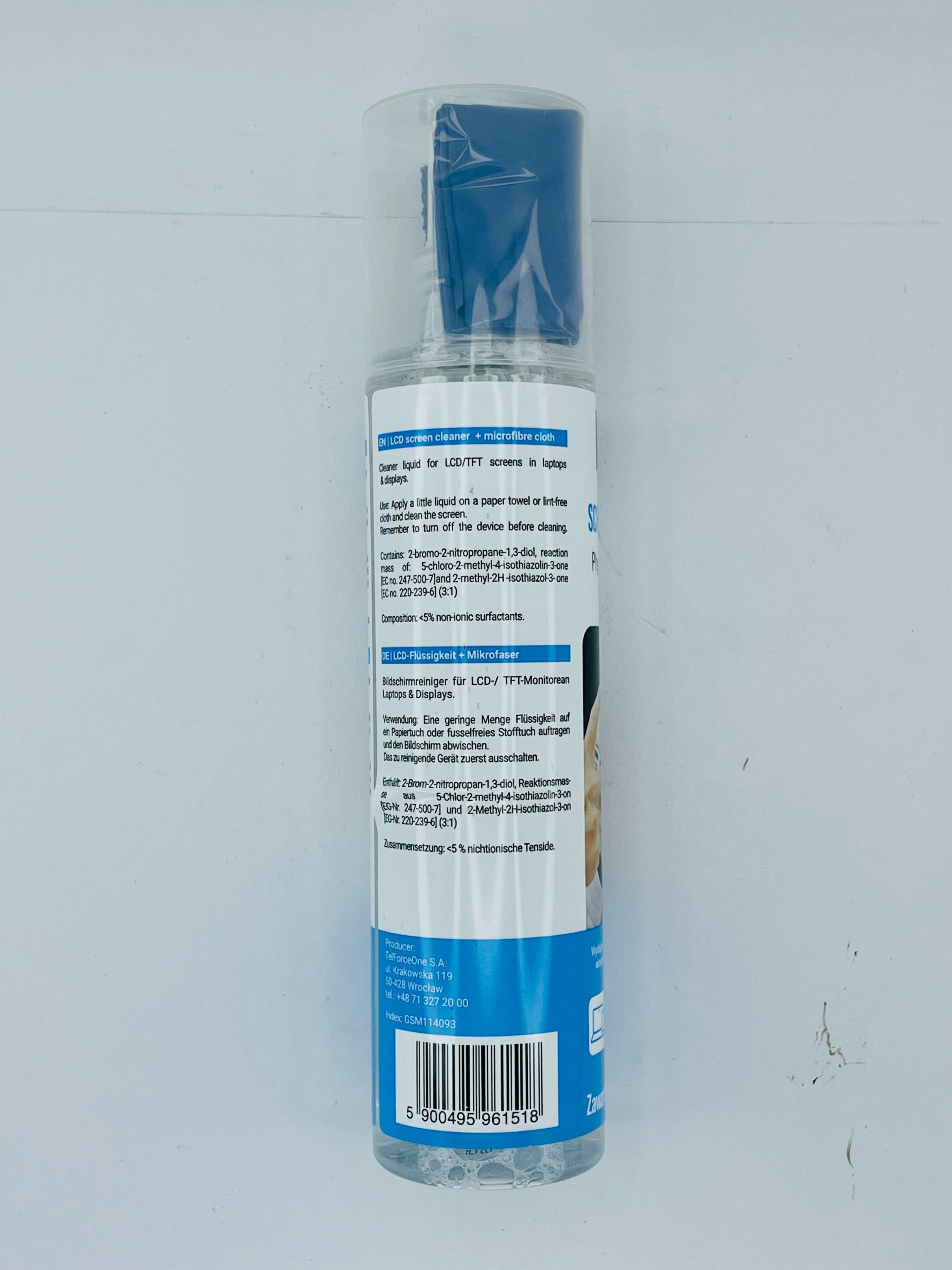 3x Płyn Do Czyszczenia Ekranów LCD + Mikrofibra 250 ml Zestaw Setty