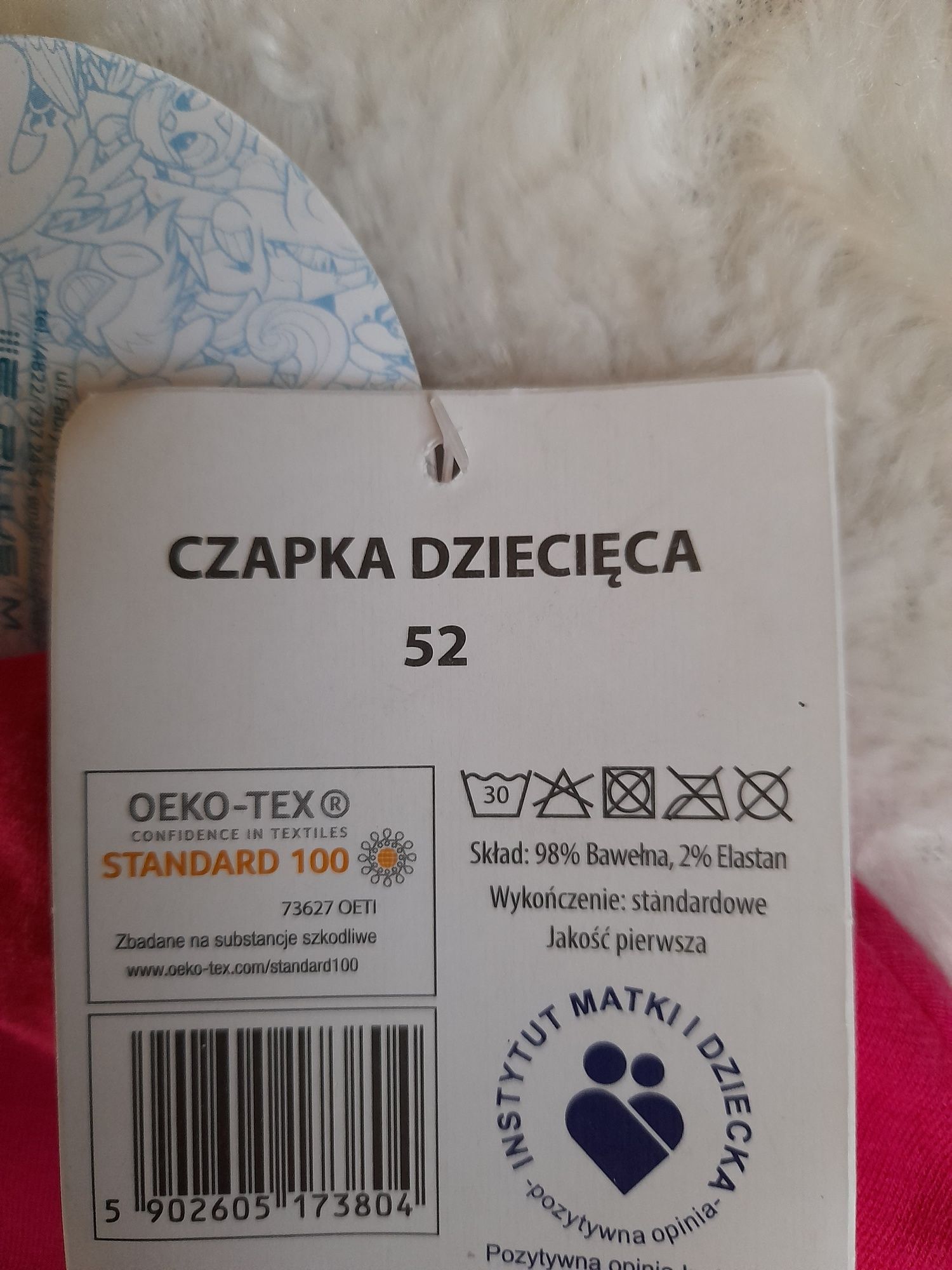 Czapka dziewczęca Pony 52