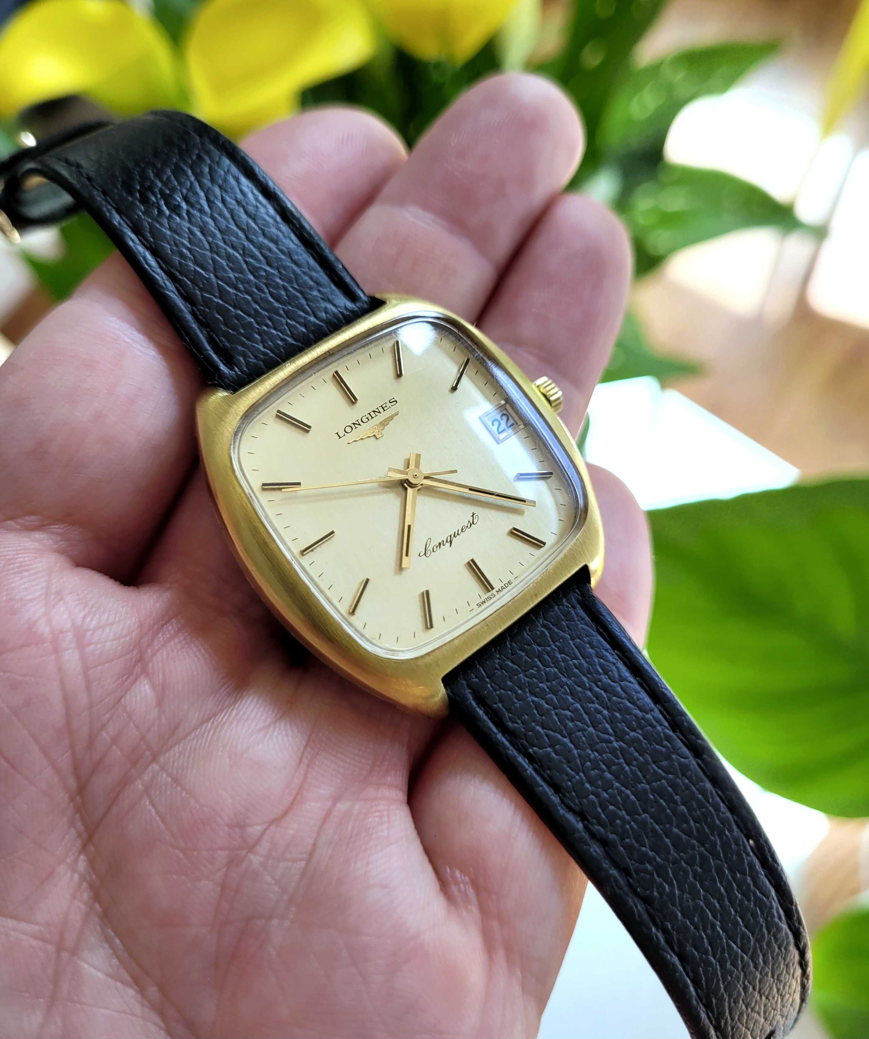 Longines Conquest Hi Beat z lat 70/piękny stan/oryg.pudełko/VINTAGE