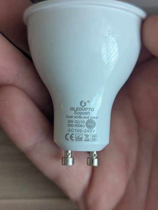 Żarówka Smart zigbee Philips hue/tuya/Smart life GU10 RGBCCW 3 szt