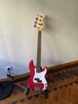 Baixo Squier by Fender Electric Mini Precision Bass, Dakota Vermelho