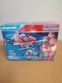 Playmobil 71195 helikopter strażacki z działkiem wodnym