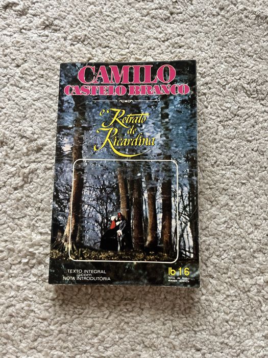 Livro O retrato de Ricardina de Camilo Castelo Branco