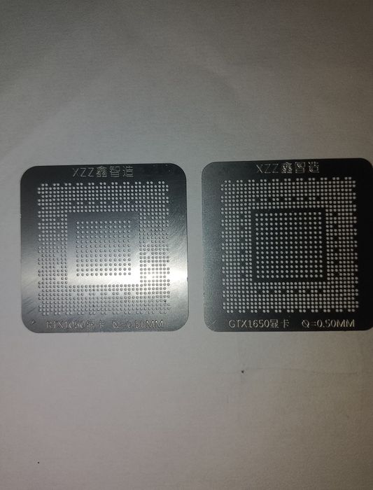Трафареты XZZ GTX1650, GTX1050/1050TI