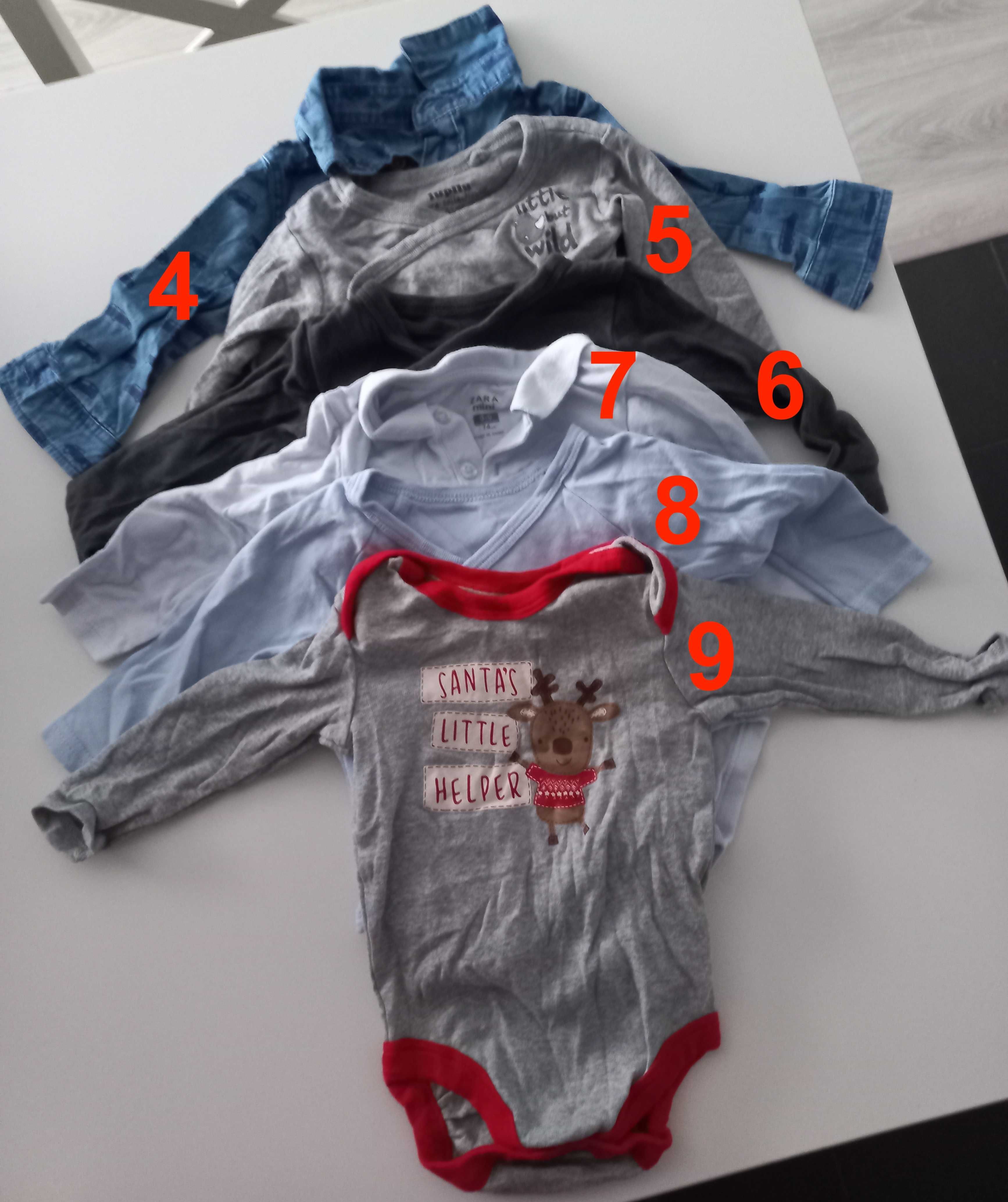 Roupa de bebé - Bodies e pijamas (pack 5) (62 a 90cm)