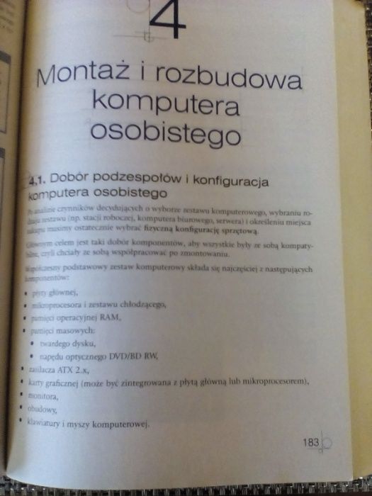 Podręcznik do nauki zawodu -technik informatyk.