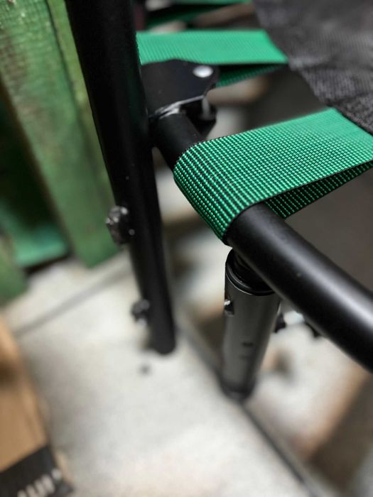 Składana mała Trampolina dziecięca bez siatki 91 cm uszkodzony uchwyt