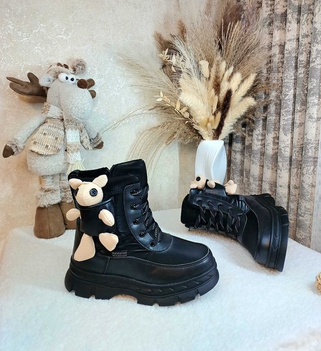 Дитячі зимові чоботи черевики Томм 27 28 29 30 31 32 33 34 35 дутіки