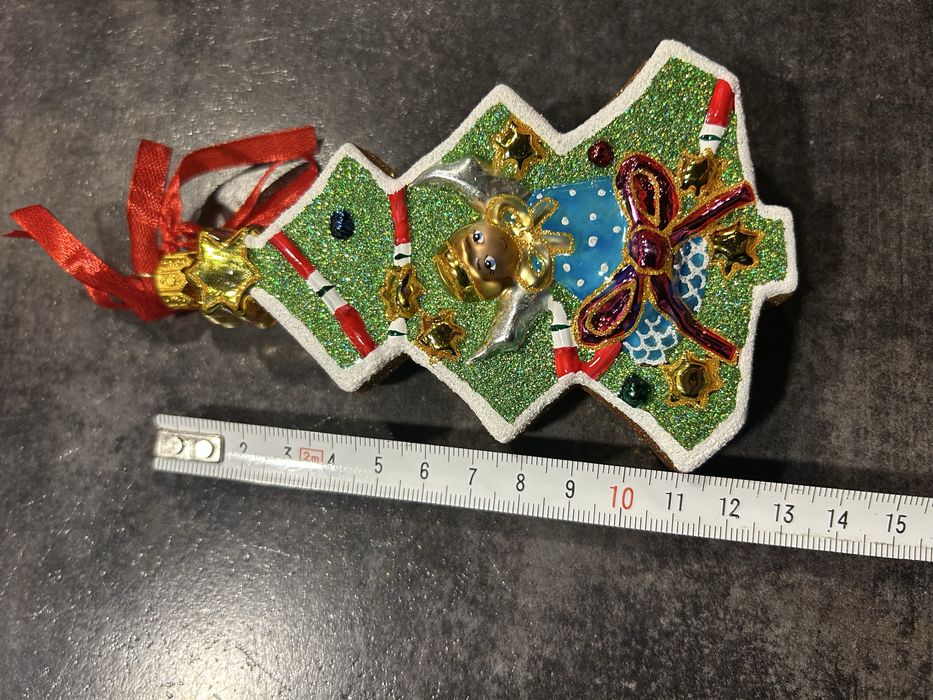 Bombka choinka szklana