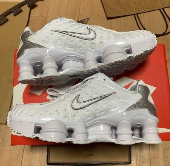 Nike Shox TL White Metallic Silver r.38