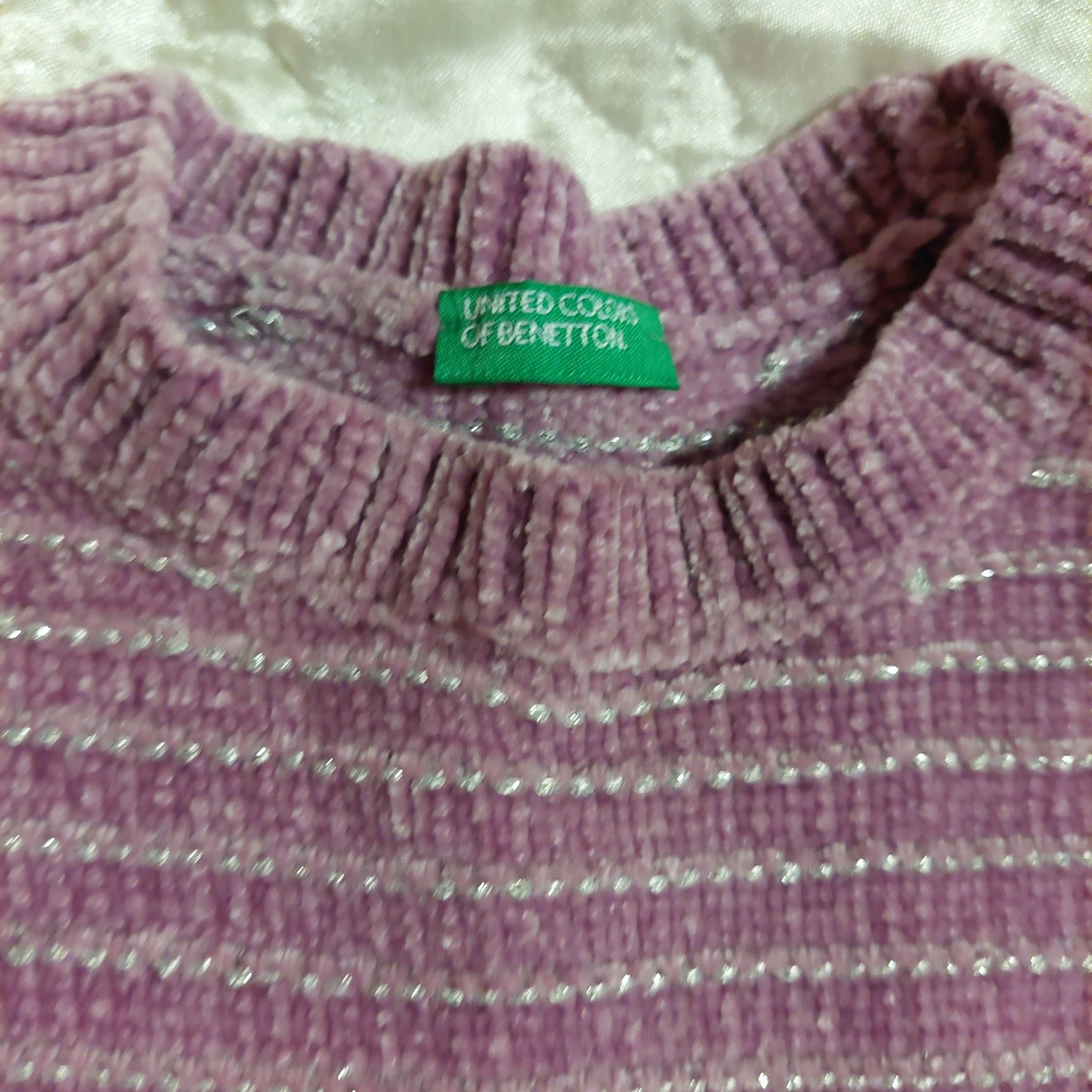 Sweter marki benetton rozmiar 98