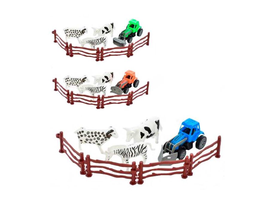 Ігровий набір ферма,інерційний трактор,инерционный трактор