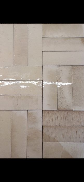 Płytki ścienne Ragno Gleeze Beige Glossy 5 x 15. Kafke, włoskie płytki