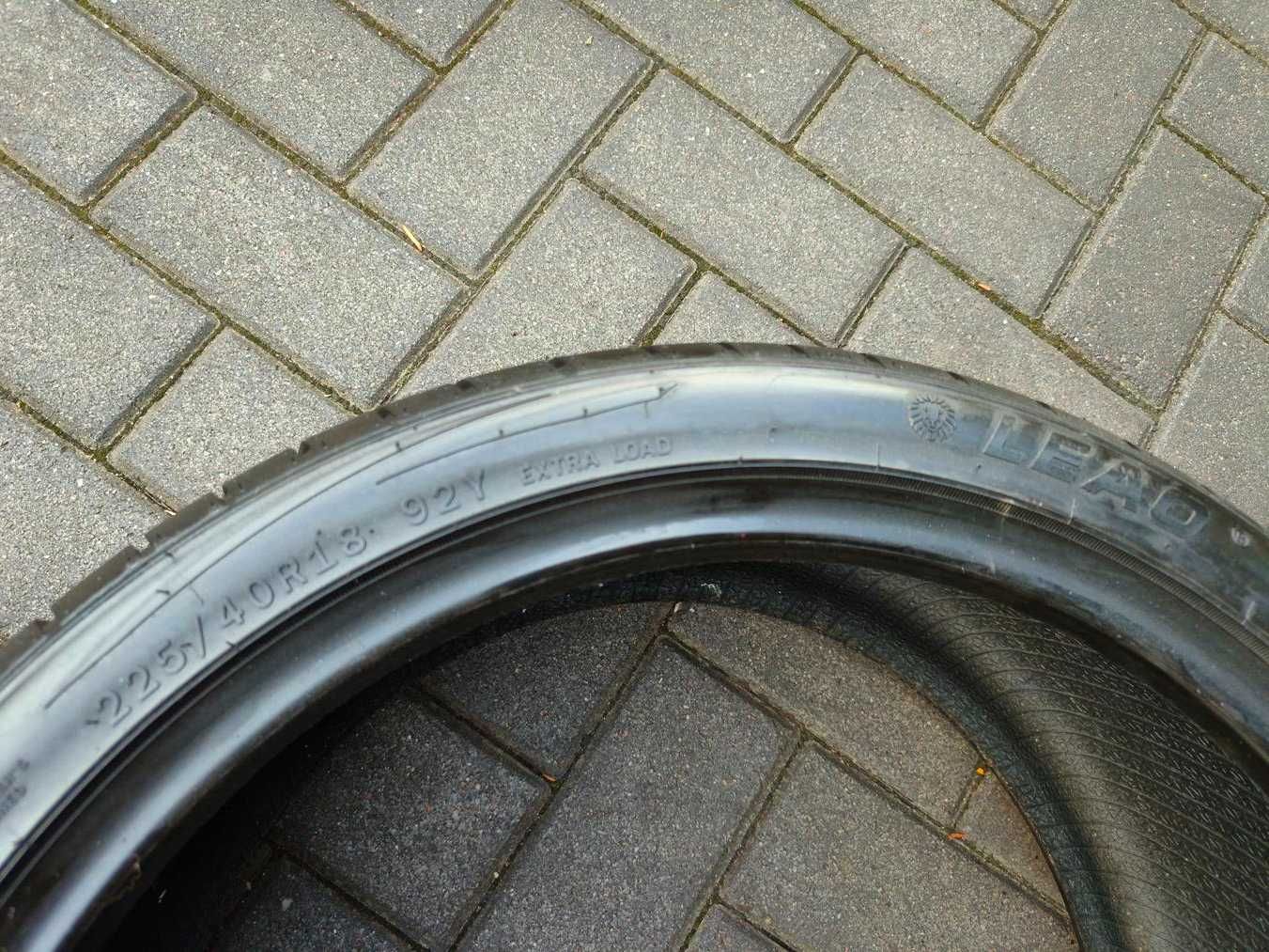 225/40 92Y R18 LEAO Nova-Force 8mm 2023r Letnie 2szt Opony NOWE Tanio