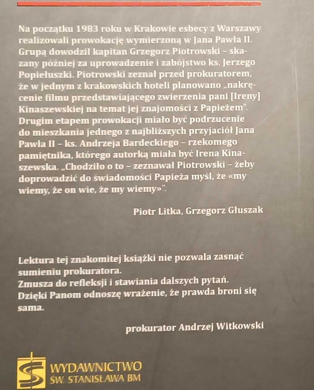 RELIGIA - Skompromitować papieża - Piotr Litka , Grzegorz Głuszak