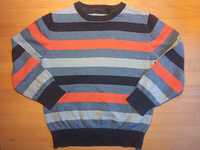 Sweterek w paski dla chłopca roz. 110 - 116