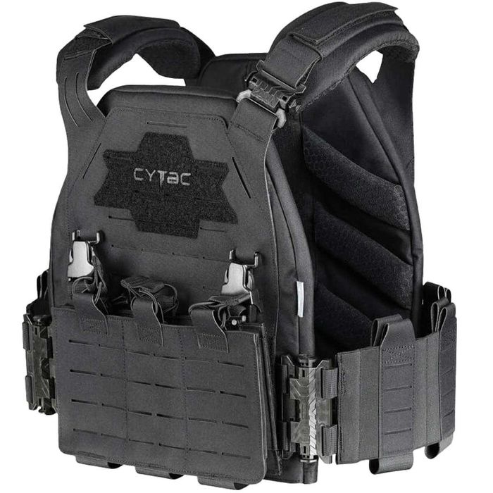 Плитоноска тактическая Cytac Tactical black/Плитоноска тактична