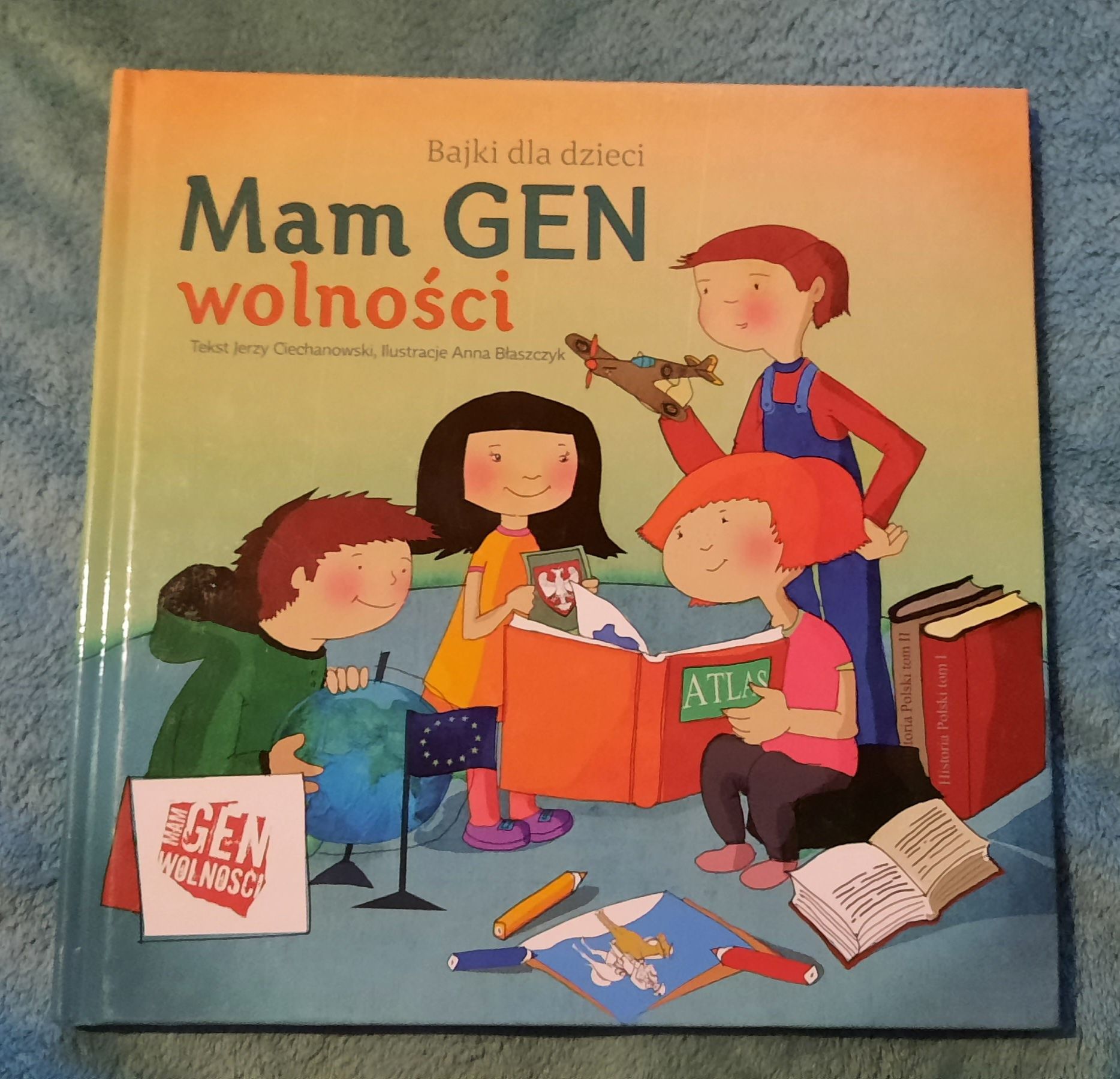 Książka "Mam gen wolności" bajki dla dzieci Ciechanowski