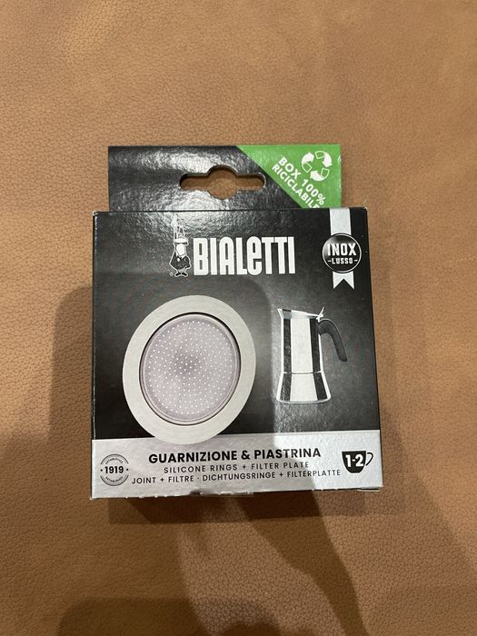 Bialetti - Uszczelka + sitko do kawiarek stalowych Bialetti 1-2tz