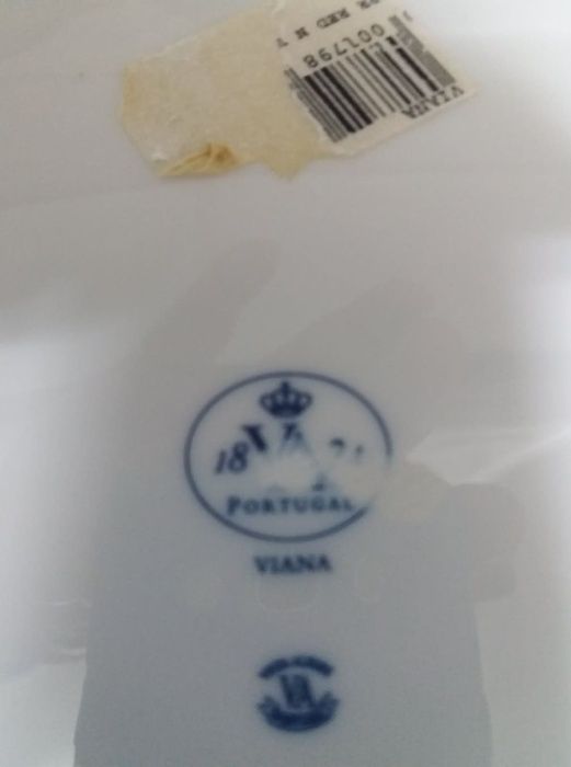 Prato de 33cm Vista Alegre- Coleção Danúbio