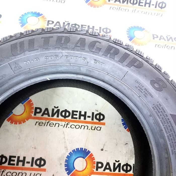 205/60 R15 Goodyear UltraGrip 8 б/у шини 2шт * 2306170