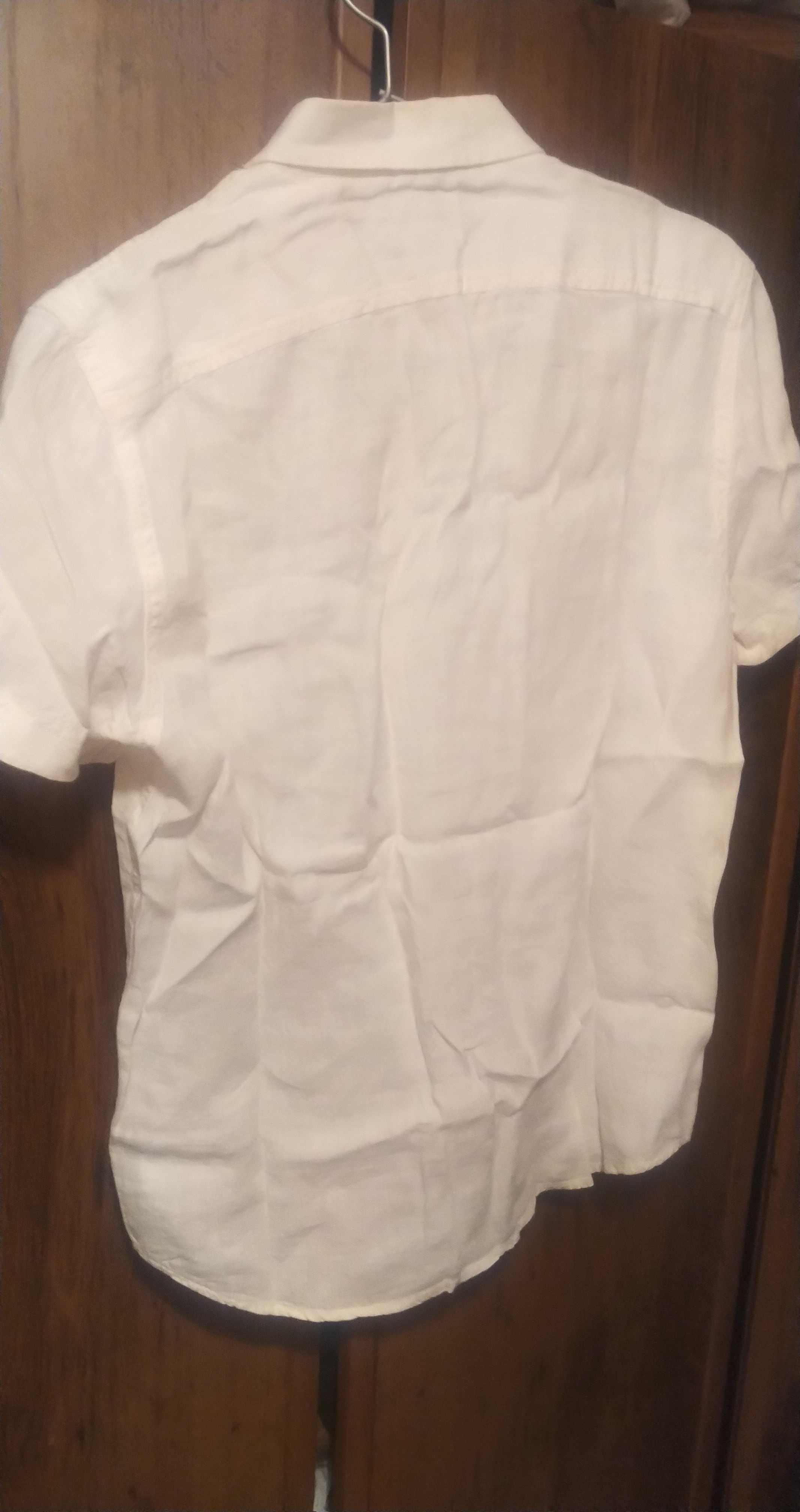 Timberland р.50-52(M) из льна летняя рубашка мужская