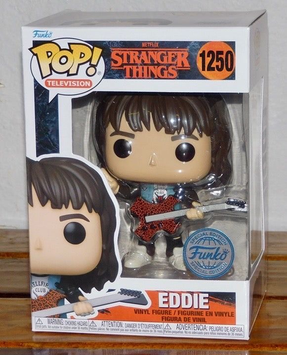 Funko pop stranger things Eddie очень странные дела Эдди