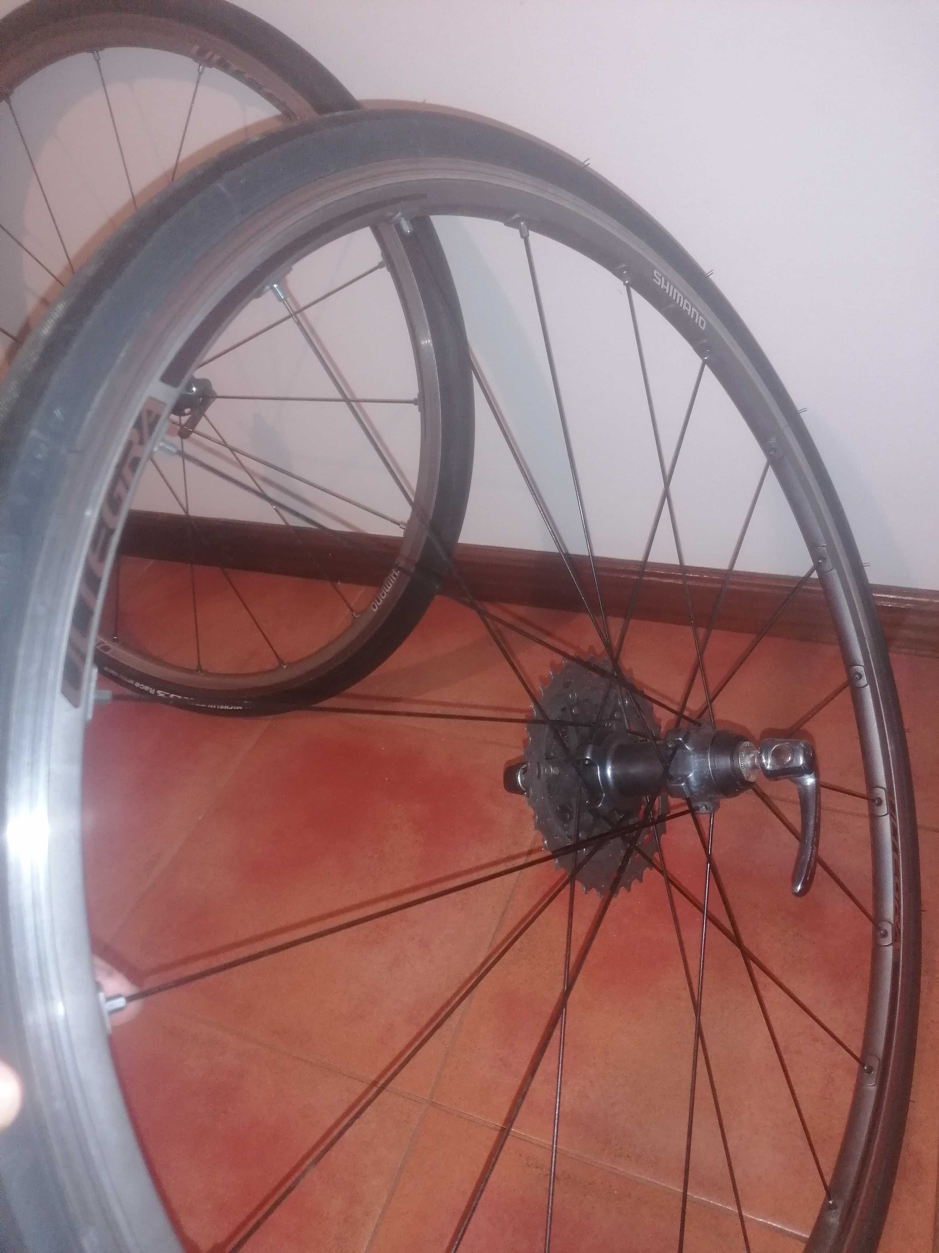 Rodas ultegra de pinça para estrada