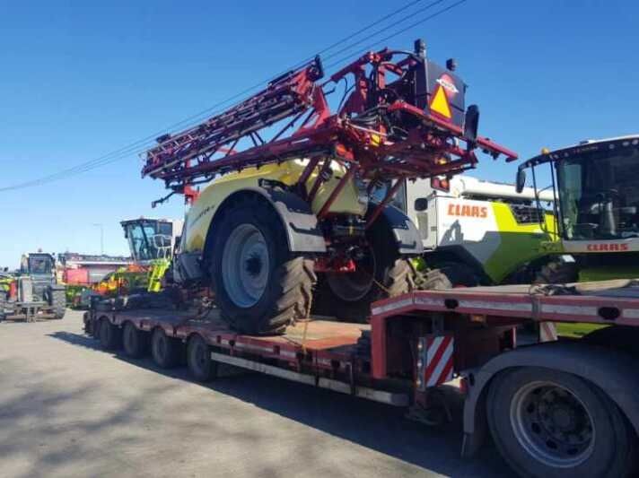 Transport Kombajnów Maszyn rolniczych leśnych budowlanych tiefbett