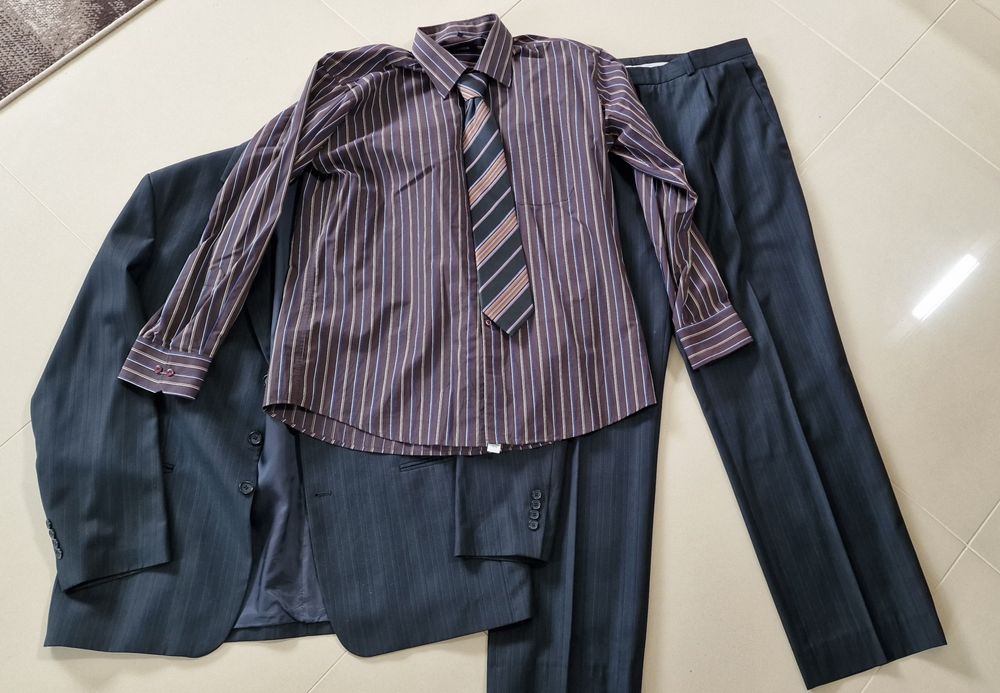 Garnitur Mido [XL] plus koszula i krawat