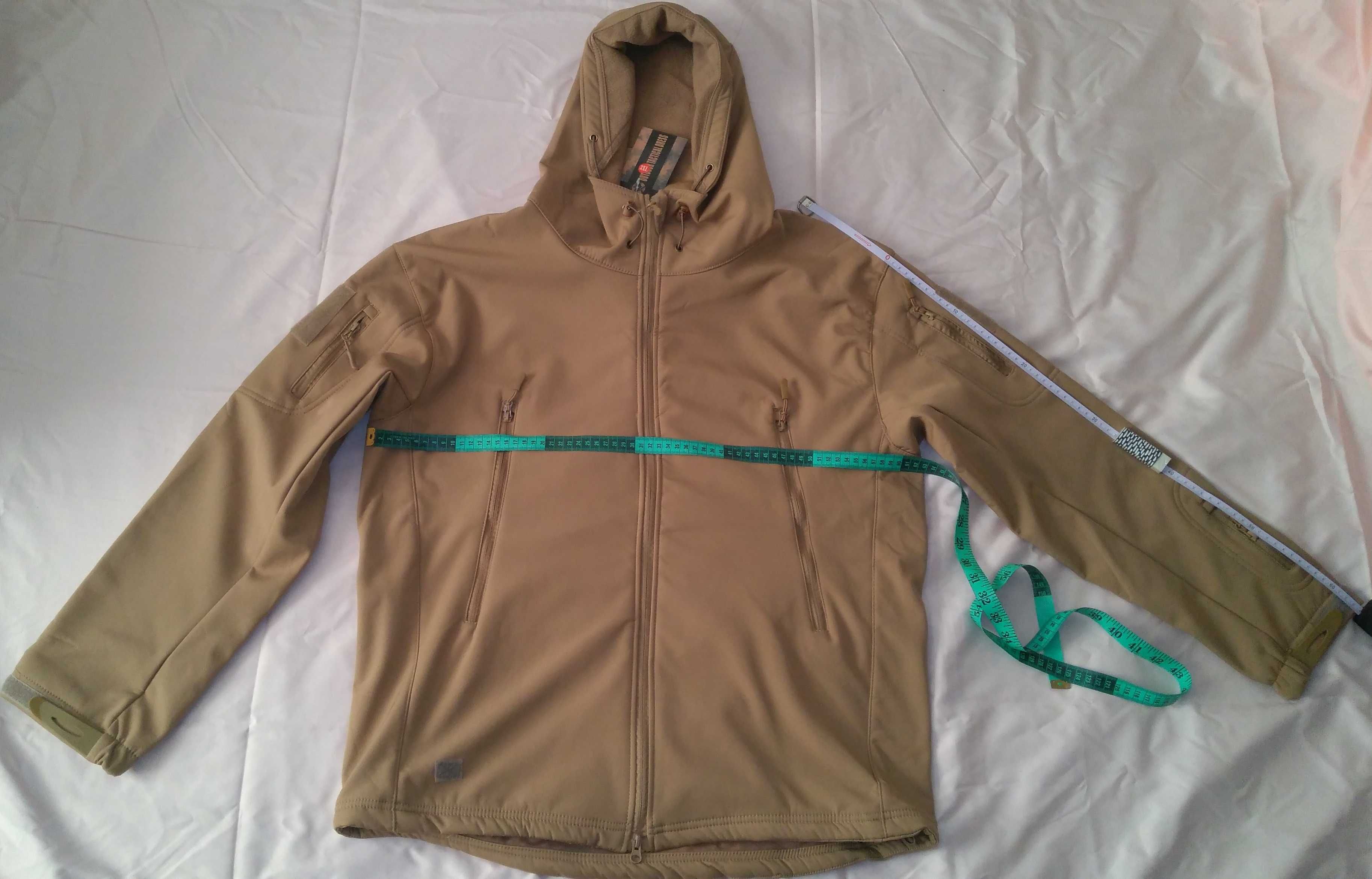 Костюм (куртка,штани) тактичний Softshell на флісі_розм. 2XL(52) койот