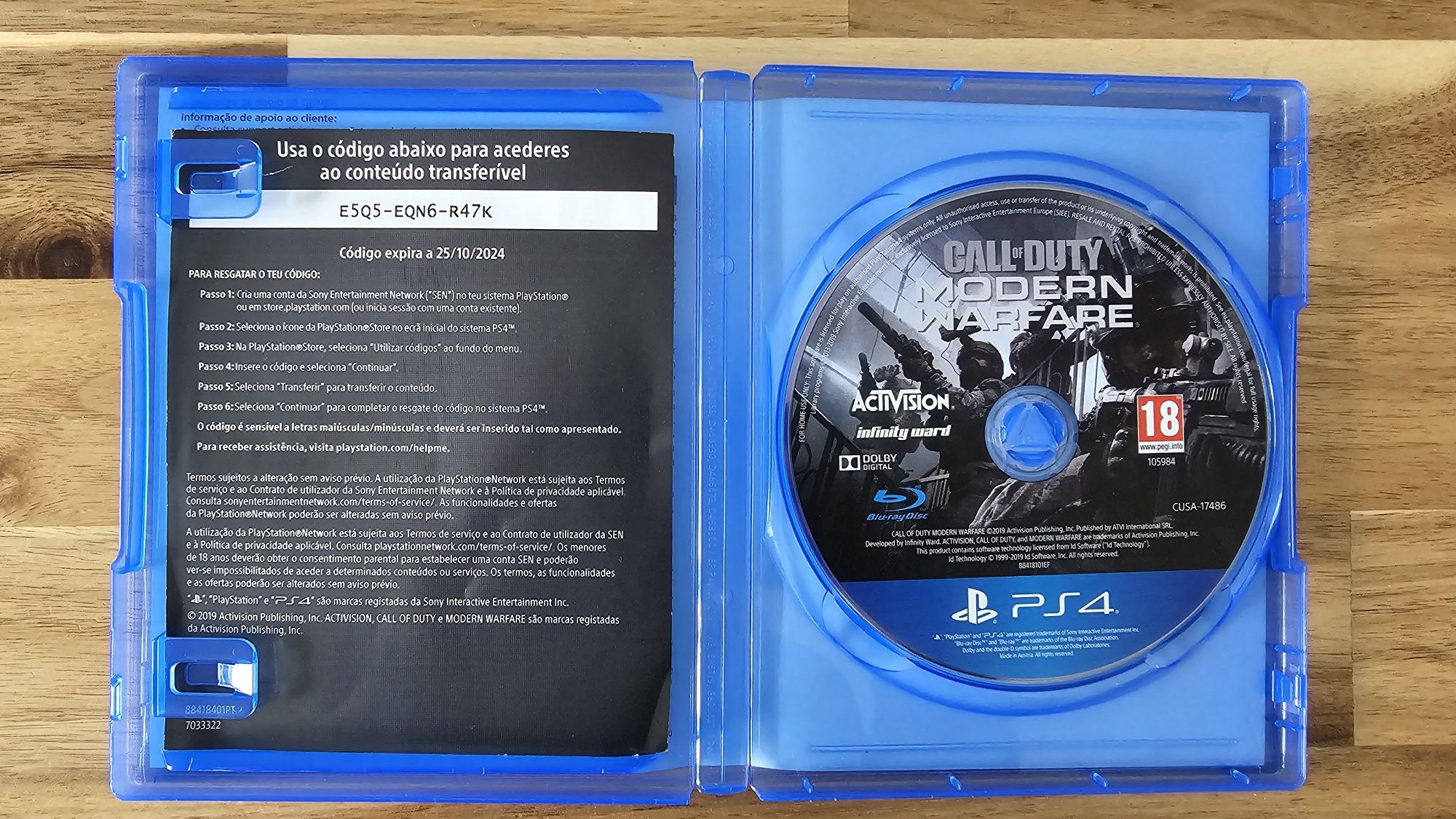 Jogo Playstation 4 (PS4) - Call of Duty Modern Warfare