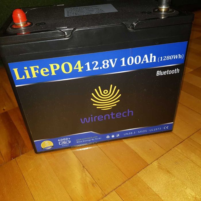 LiFePo4 Акумулятор 12v 100Ah BMS 100A + Inverter UPS 2000W/4000W