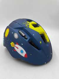 Kask rowerowy dziecięcy UVEX Kid 2 CC dark blue rocket matt 46-52 cm