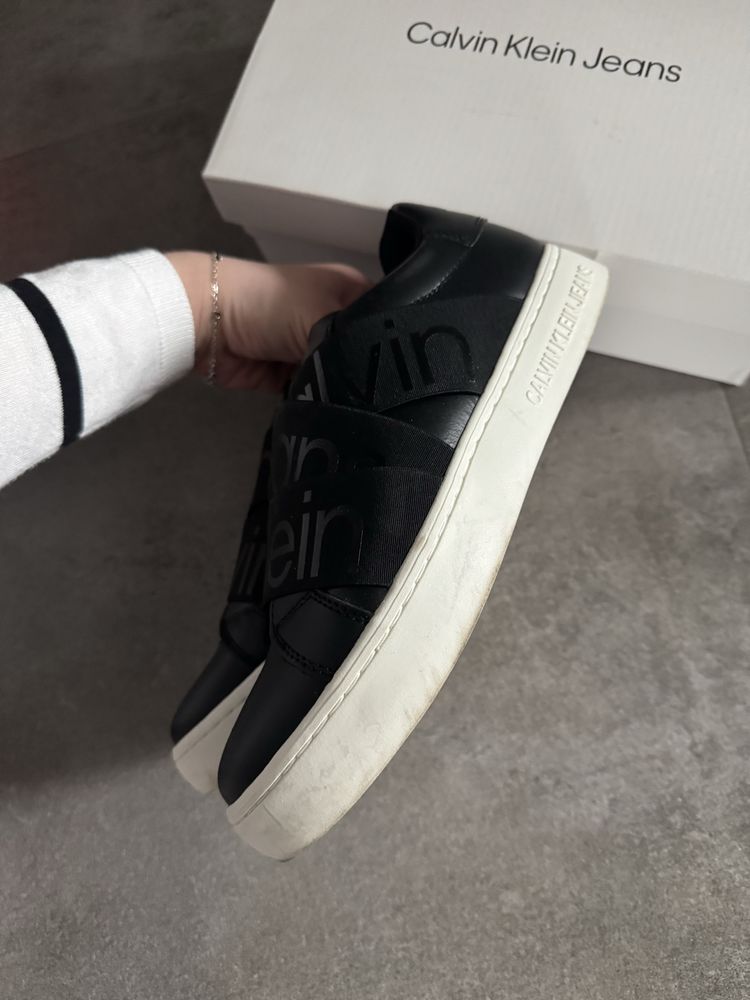 Sneakersy slip on calvin klein oryginalne 38