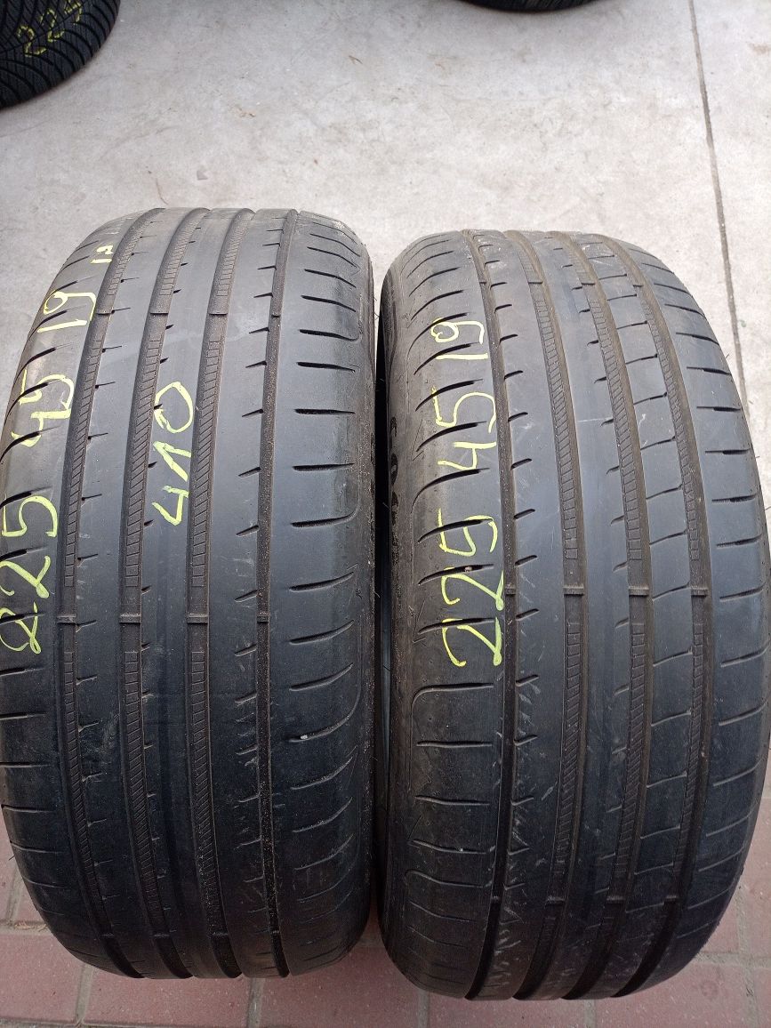 225/45r19 Goodyear 2sztuki lato 410