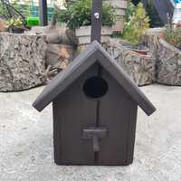 Budka, Domek dla ptaków z drewna około 30cm