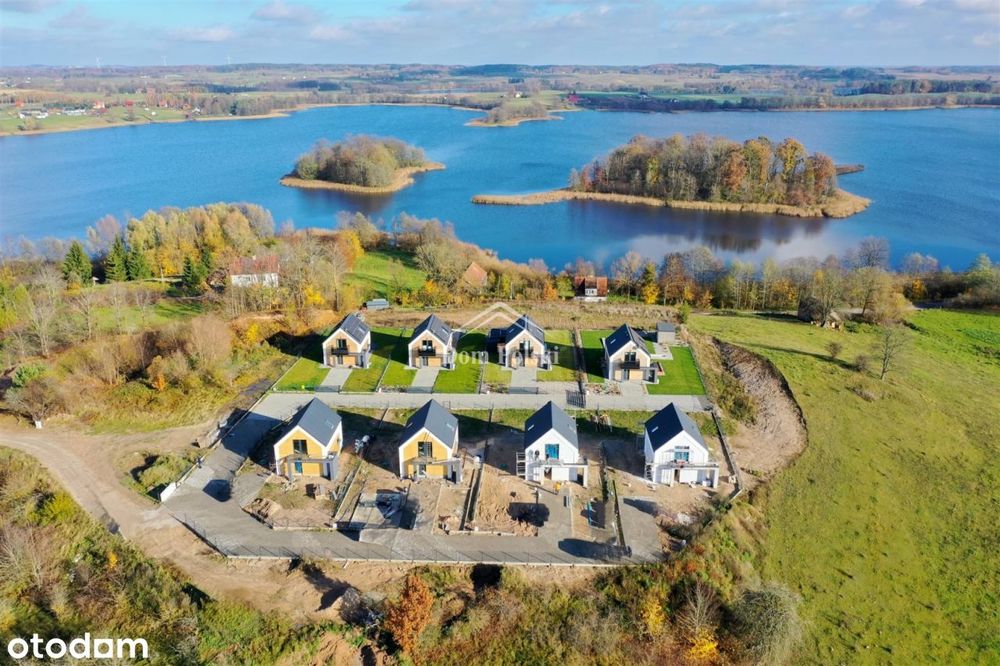 Dom na Mazurach z widokiem na Jezioro Dudeckie