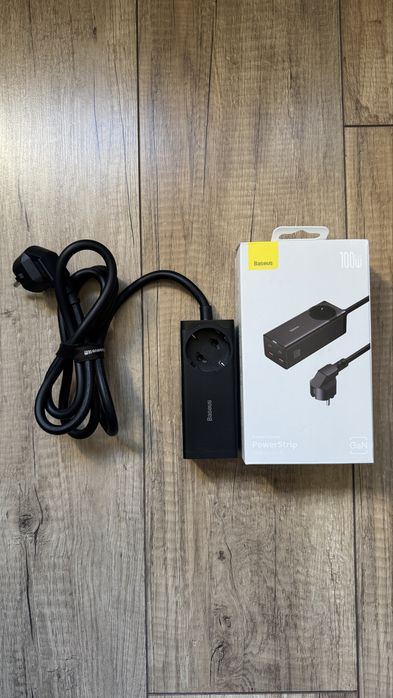 BASEUS Ładowarka sieciowa GaN3 Pro 2x USB C USB 100W MOCNY ZASILACZ